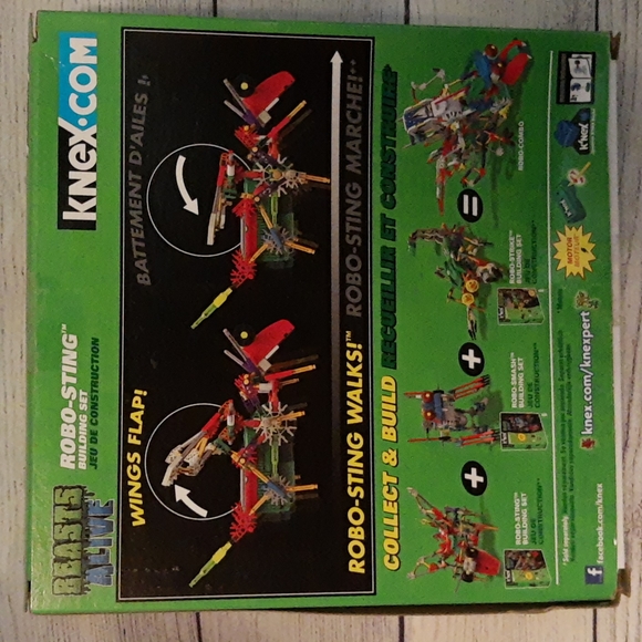 K'NEX BEASTS ALIVE Motorized Building Sets - Robo-Sting, Bronto Knex COMPLETE - Picture 6 of 16